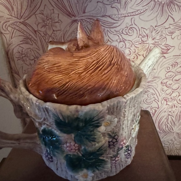 Fritz and Floyd sleeping fox teapot and sugar bowl - Picture 6 of 7